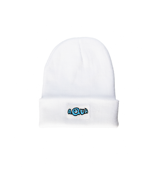 Logo Beanie White