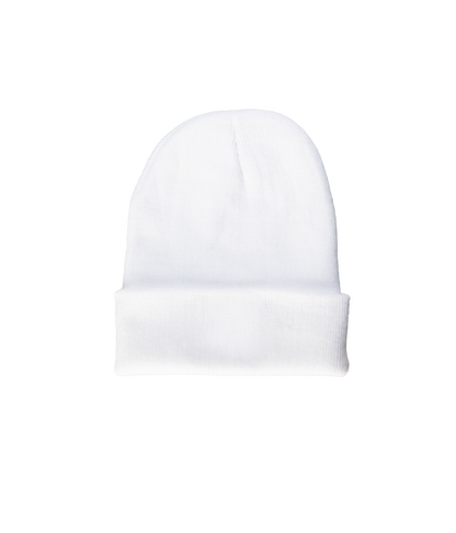 Logo Beanie White