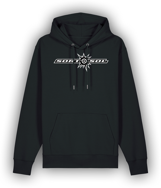 Sort Sol, Logo, Sort Hoodie