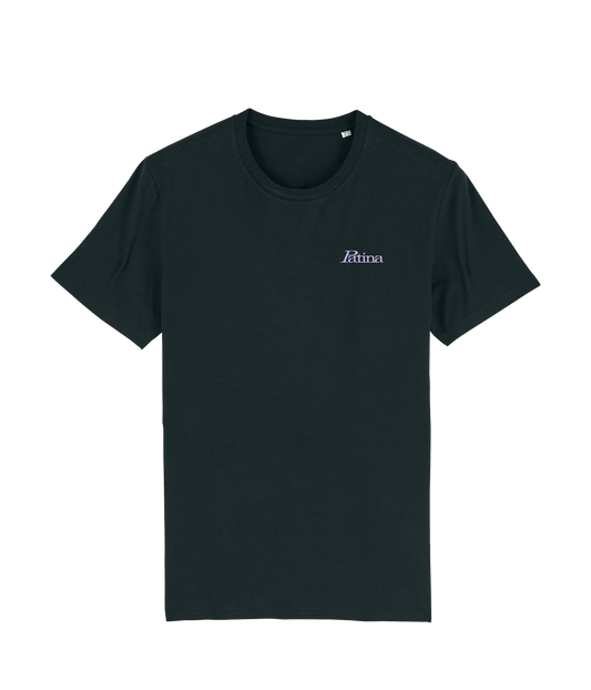 Patina Logo Lavendel, Sort T-shirt