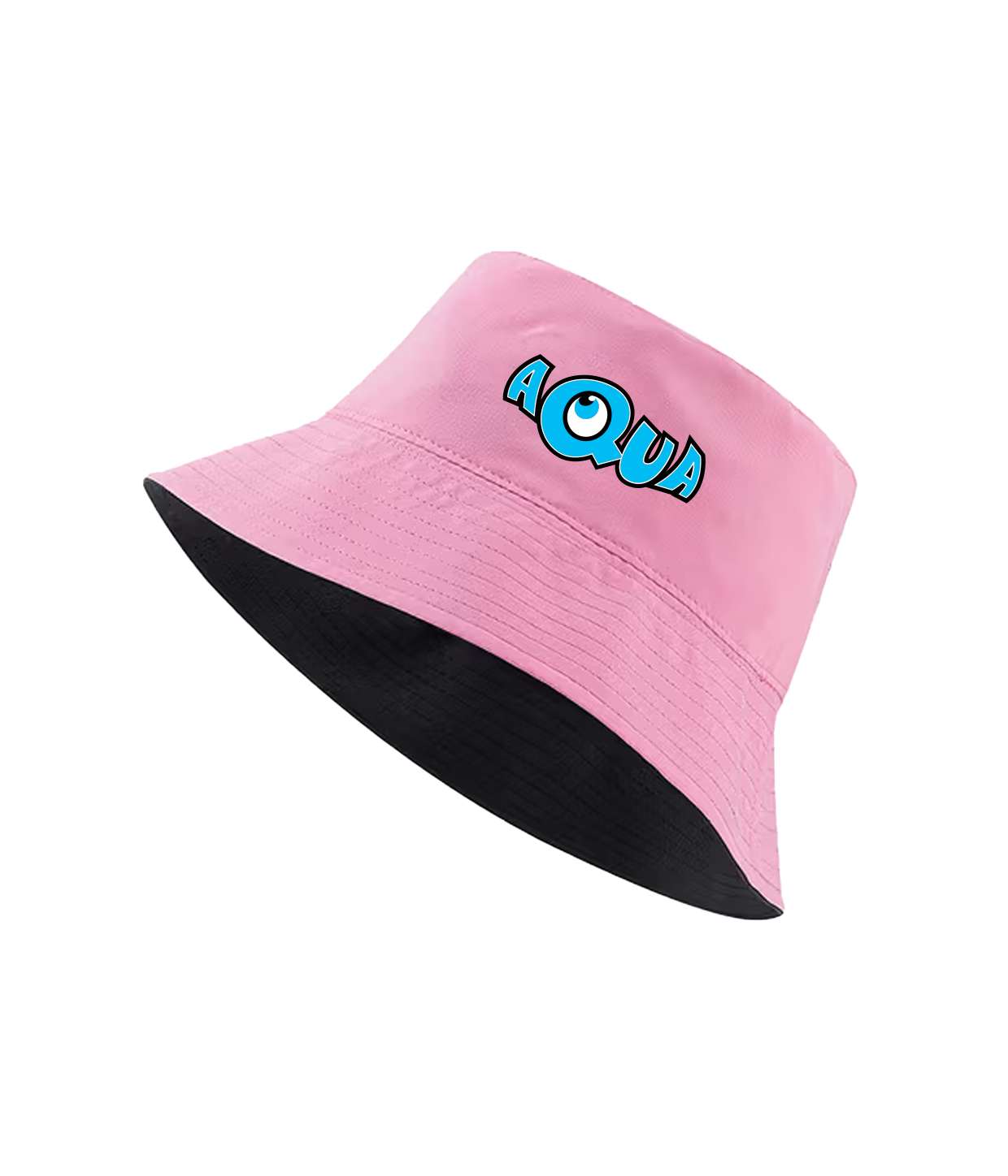Logo, Baby Pink Bucket Hat