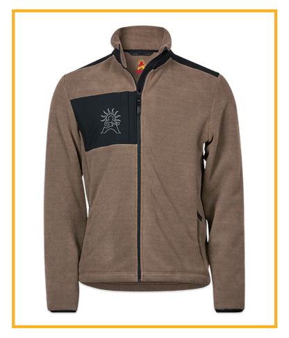 Logo Outline, Clay Fleece Jakke