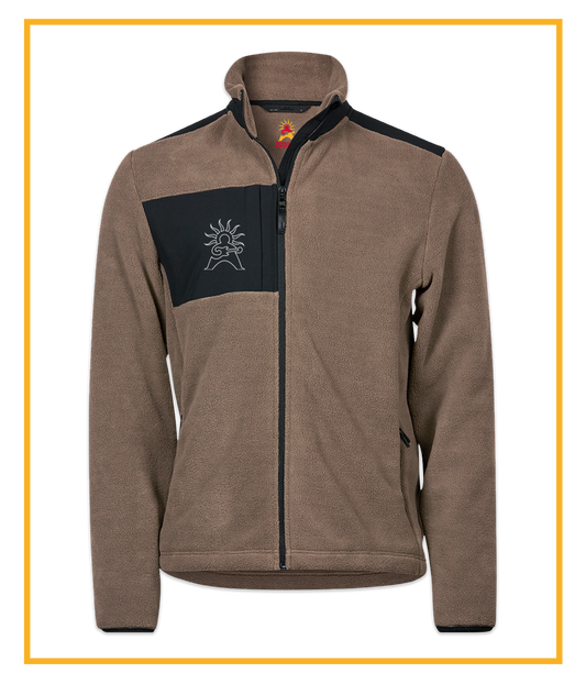 Logo Outline, Clay Fleece Jakke