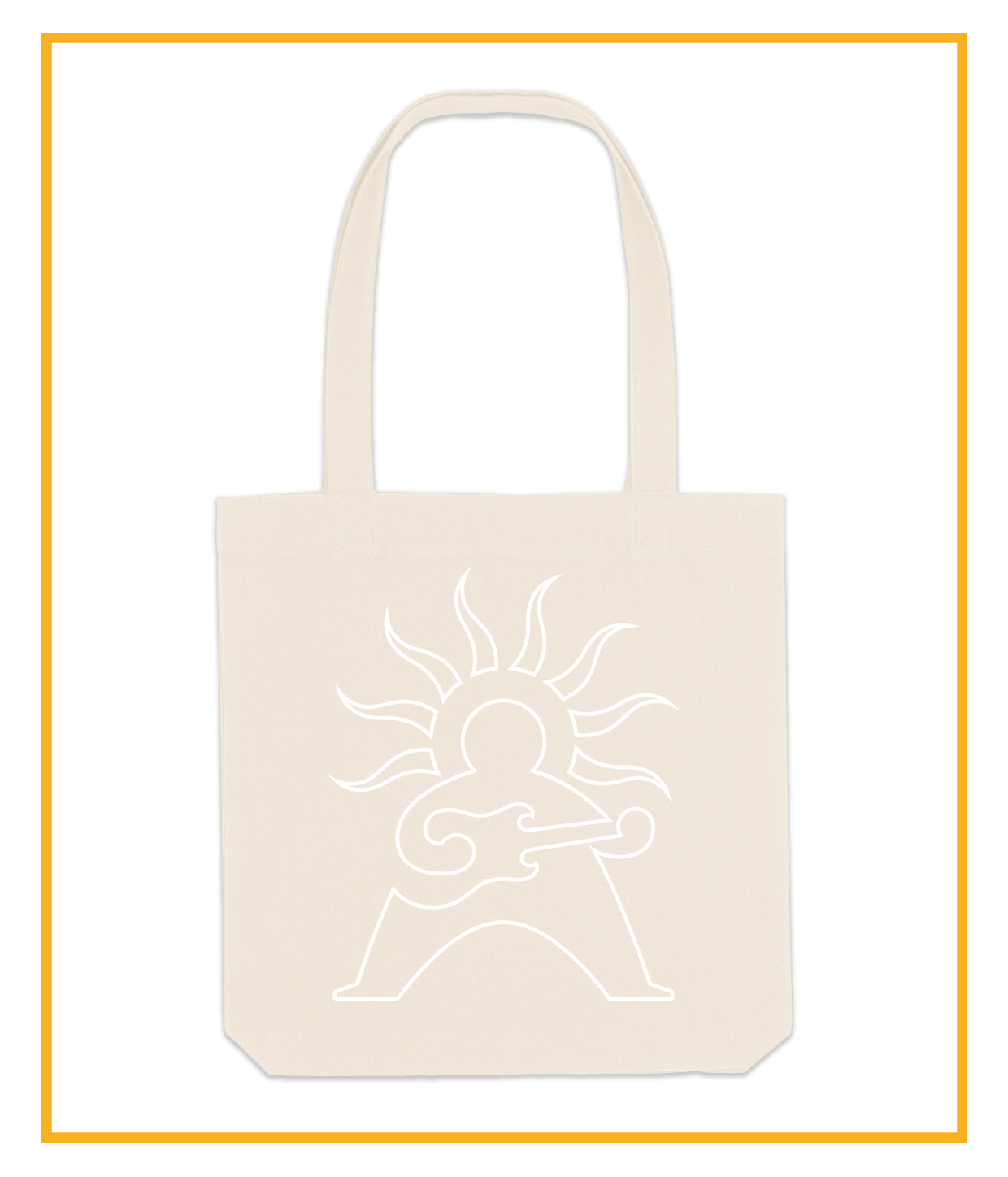 Logo Outline, Light Tote Bag