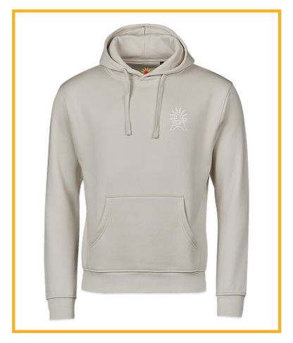 Logo Outline, Light Hoodie