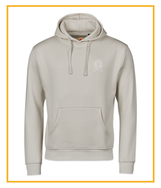 Logo Outline, Light Hoodie