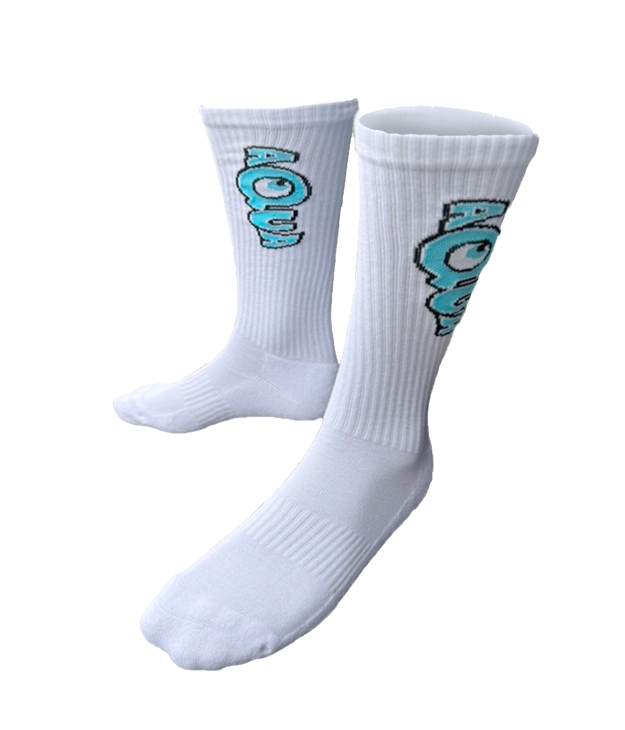 Logo, White Tennis Socks