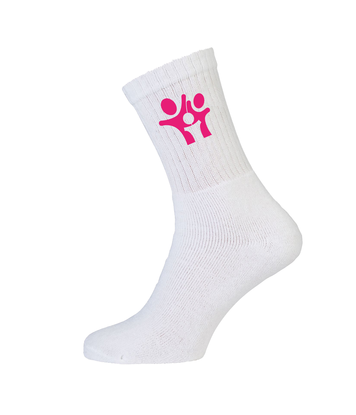 Logo Ikon, Hvide Tennissokker (1 par)