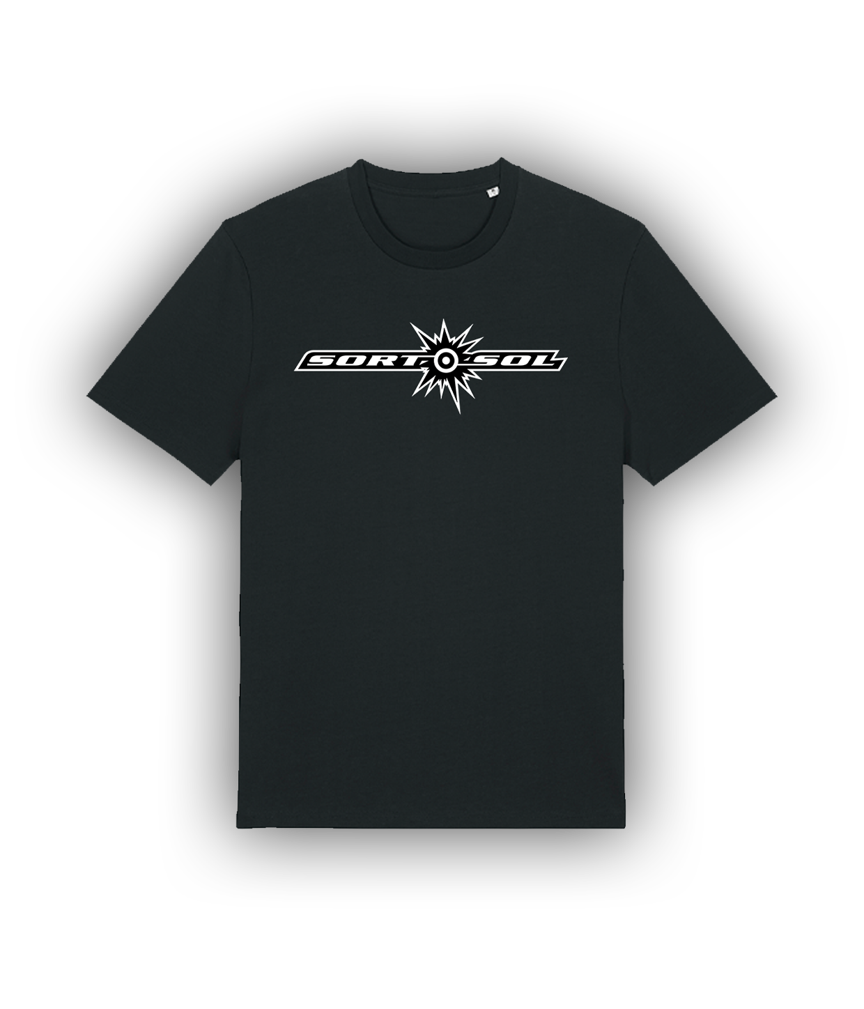 Sort Sol, Logo, Sort T-Shirt