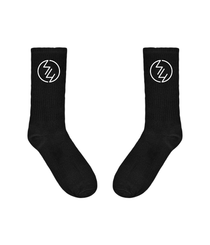 Sort og Hvid Sokke 2Pack