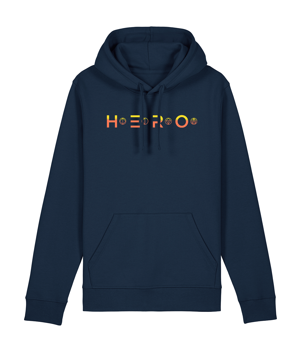 Logo, Navy Hoodie
