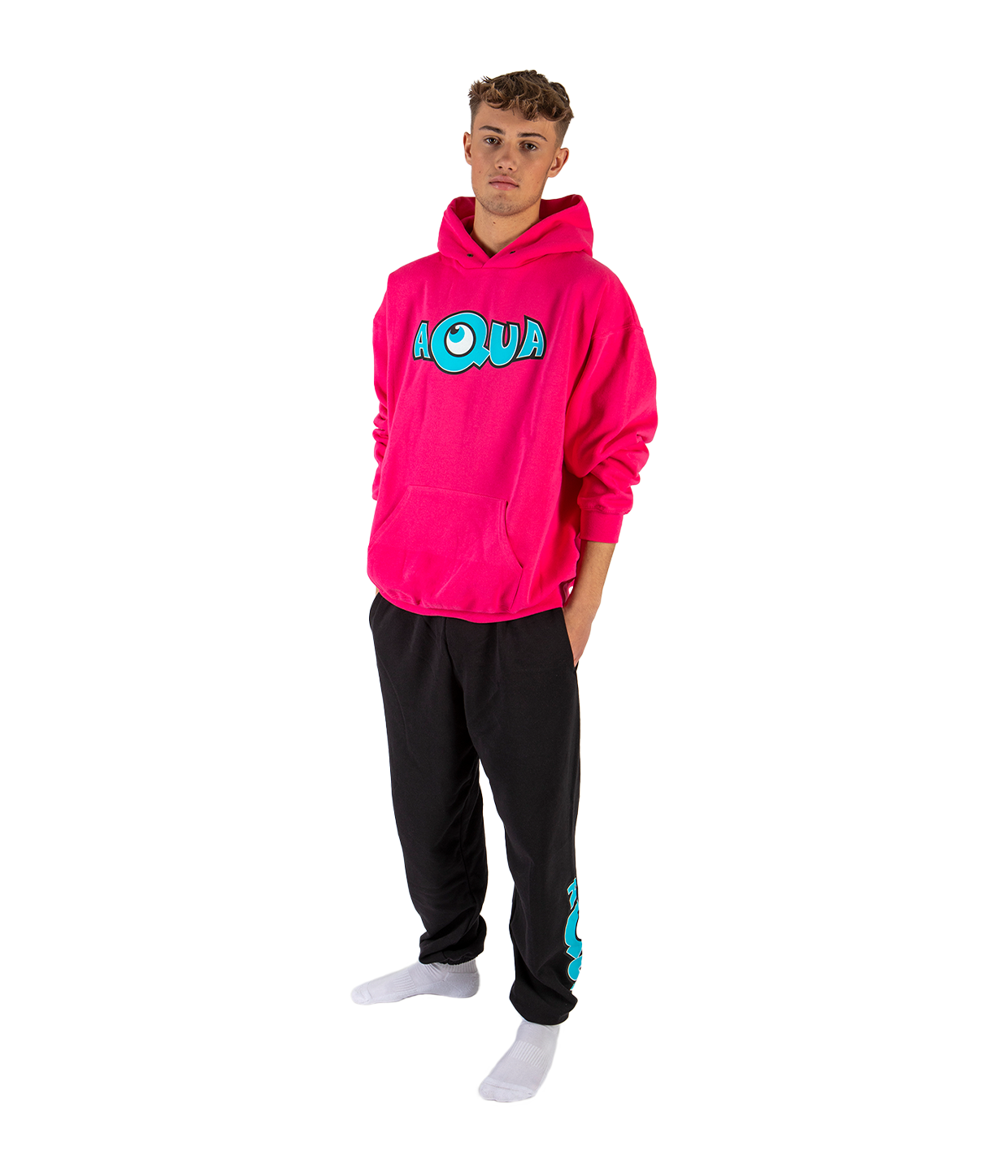 Logo, Pink Hoodie