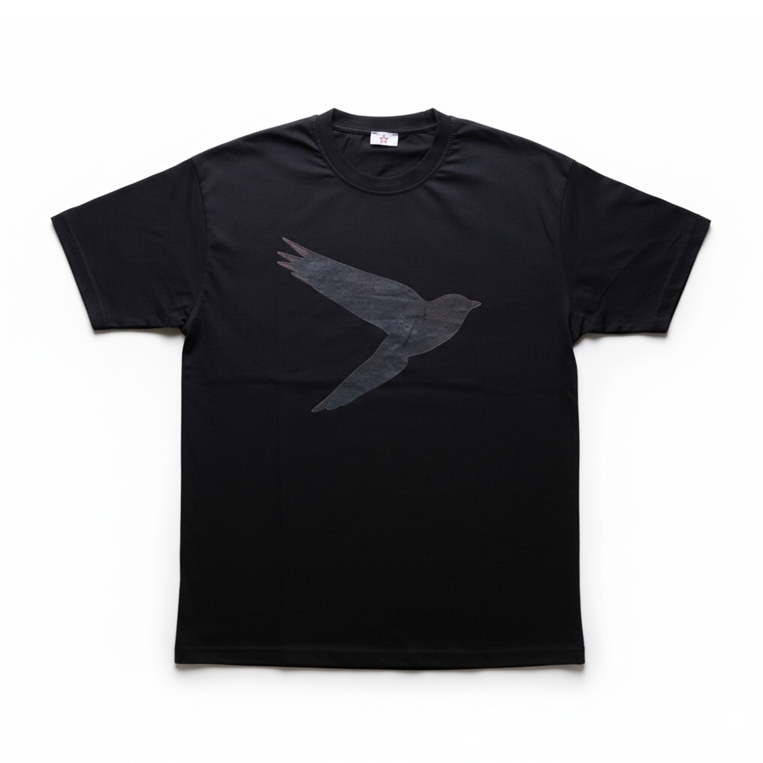 Nattergal T-shirt, Sort