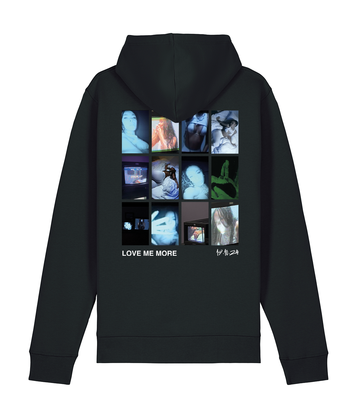 Love Me More Box, Black Hoodie