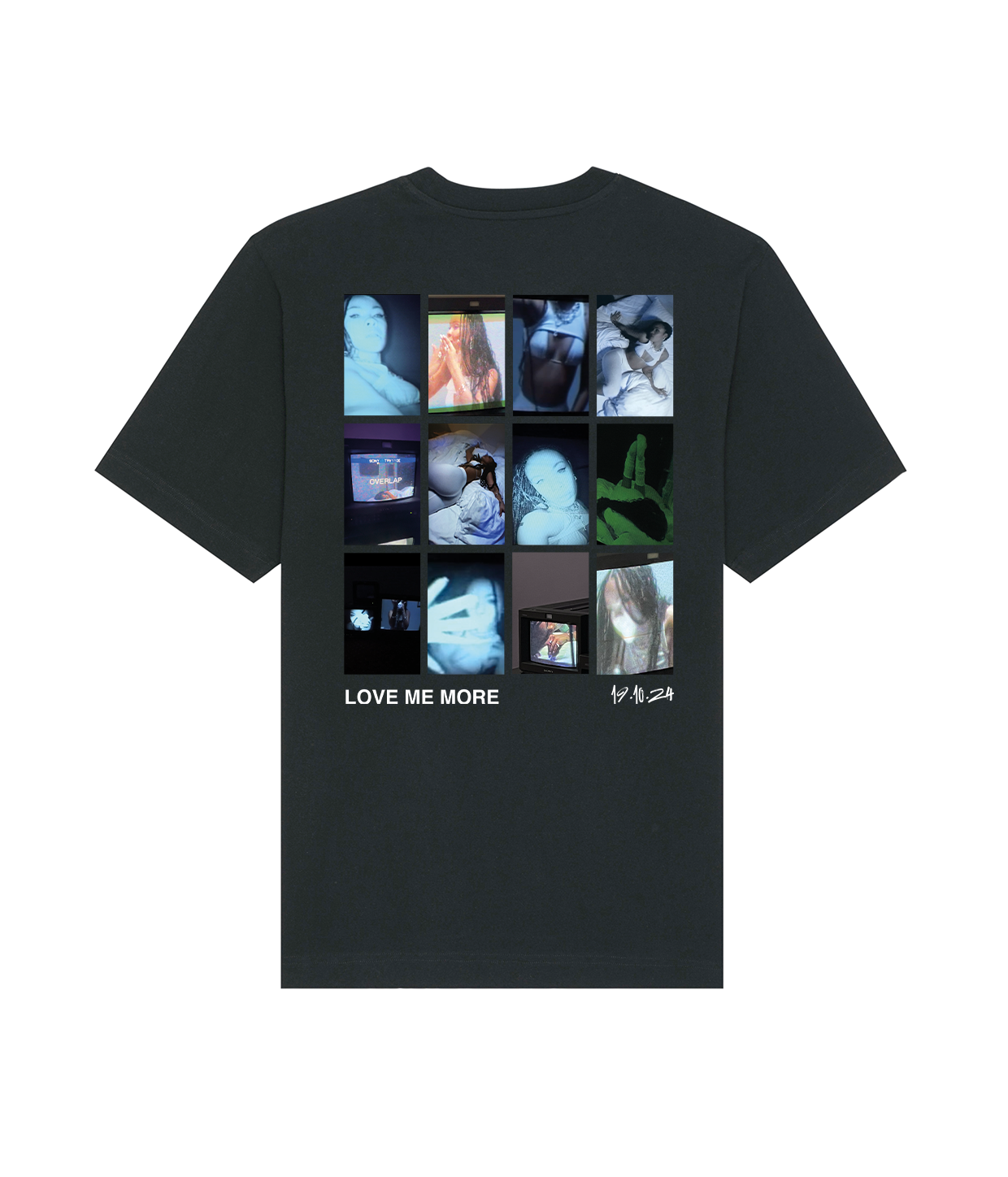 Love Me More Box, Black T-shirt