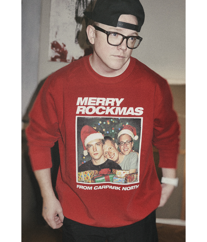 Merry Rockmas, Rød Sweatshirt [PREORDER]