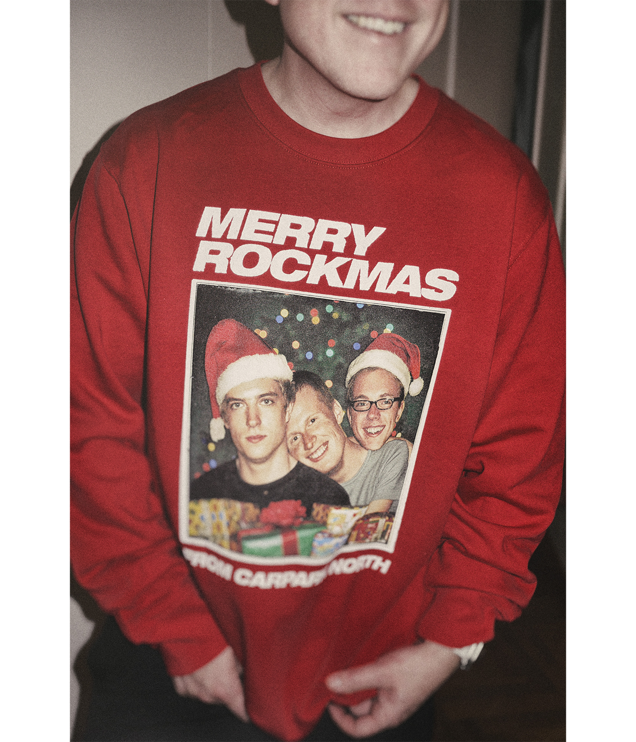 Merry Rockmas, Rød Sweatshirt [PREORDER]