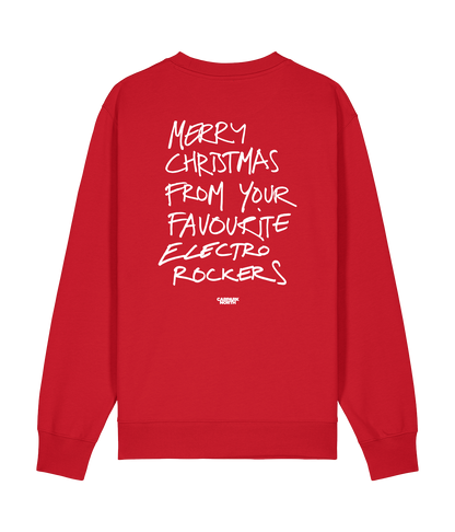 Merry Rockmas, Rød Sweatshirt [PREORDER]