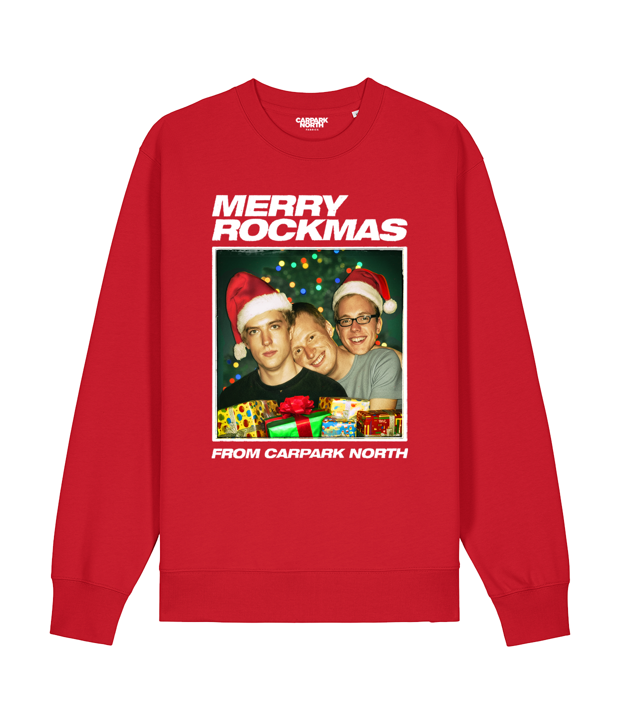 Merry Rockmas, Rød Sweatshirt [PREORDER]
