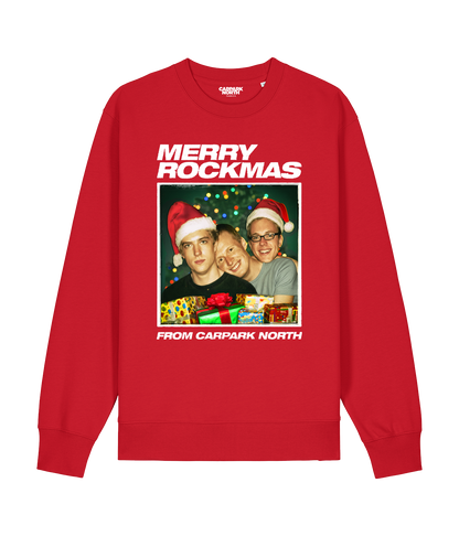 Merry Rockmas, Rød Sweatshirt [PREORDER]