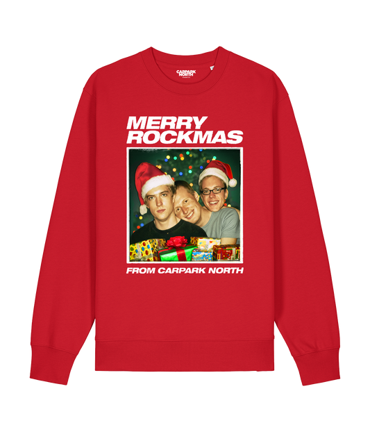 Merry Rockmas, Rød Sweatshirt [PREORDER]