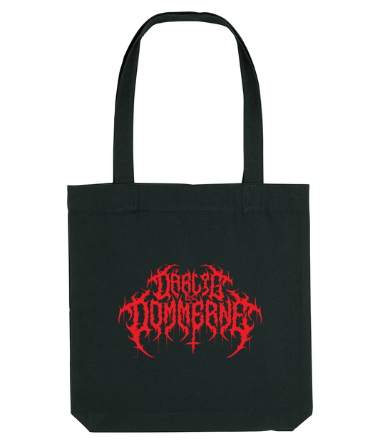 Metal X-Mas, Black Tote Bag