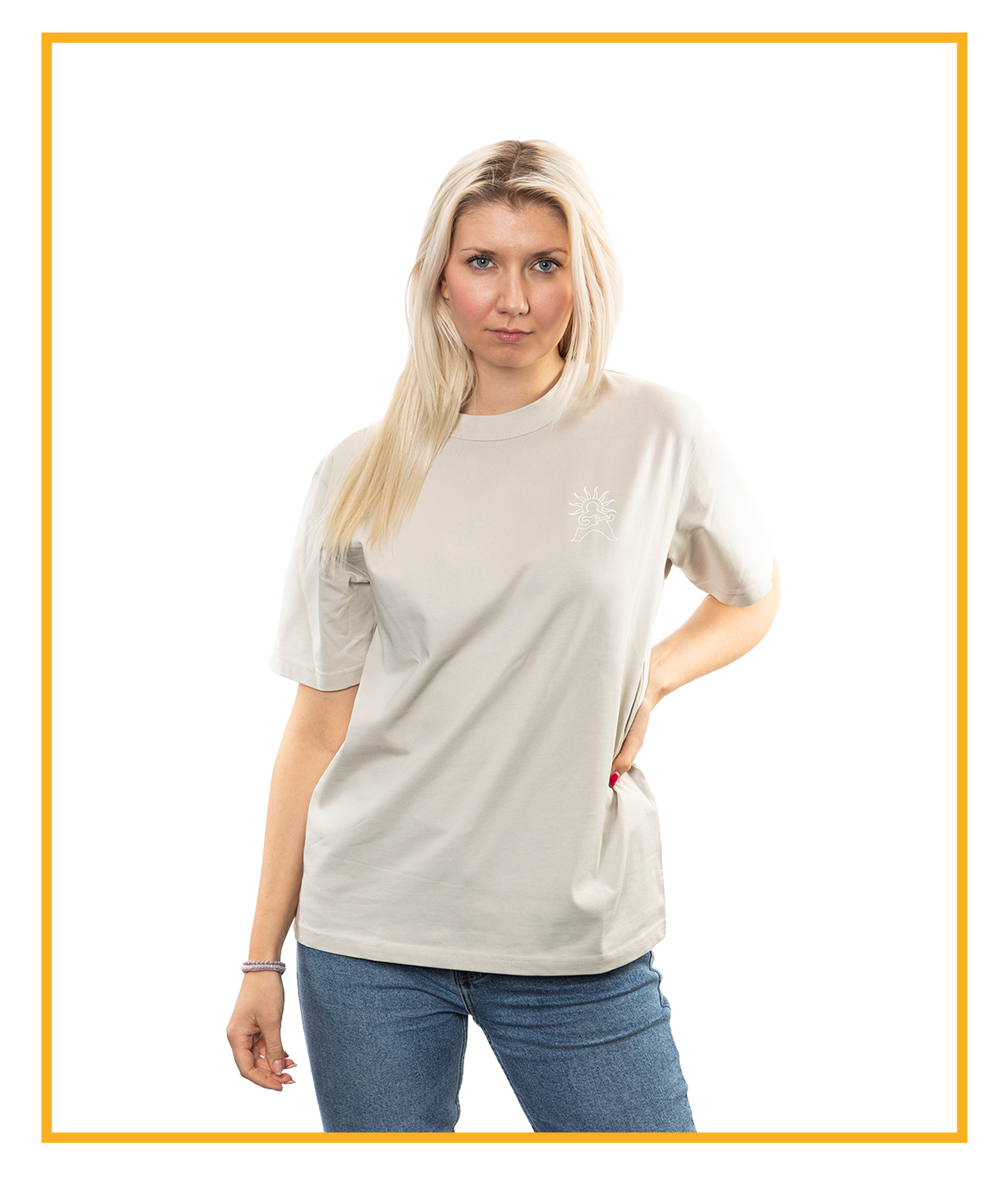 Logo Outline, Light T-shirt