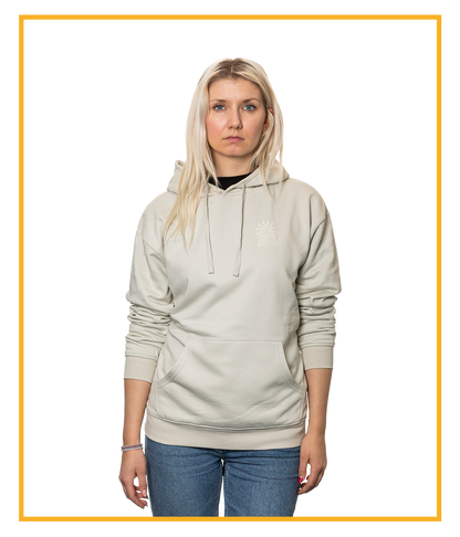 Logo Outline, Light Hoodie