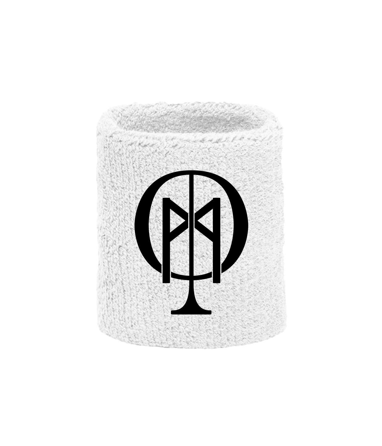 Monogram, White Sweatband