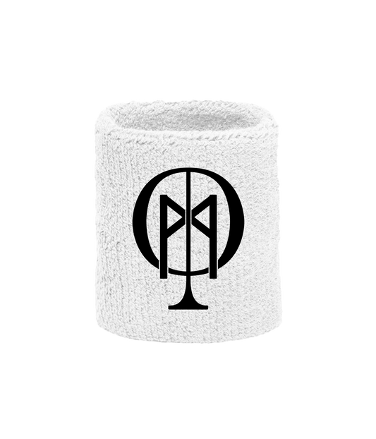 Monogram, White Sweatband