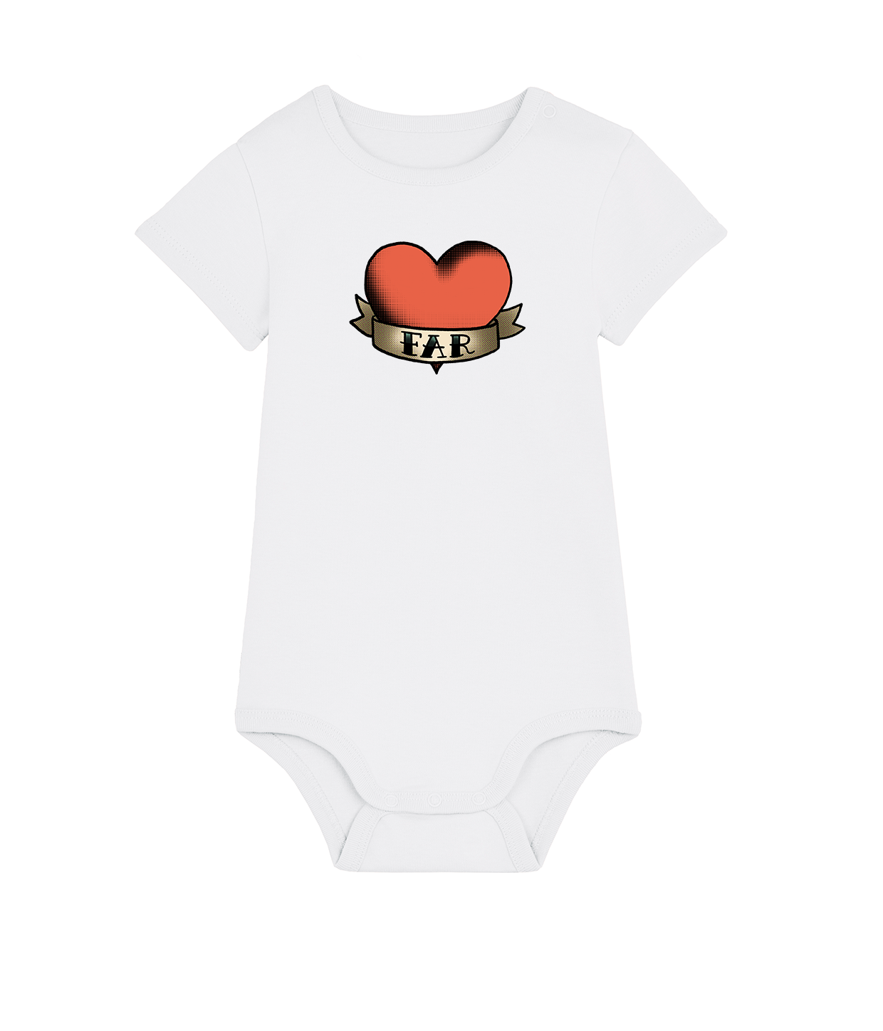 Far, Baby Body Hvid
