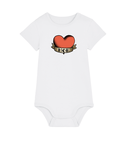 Mor, Baby Body Hvid
