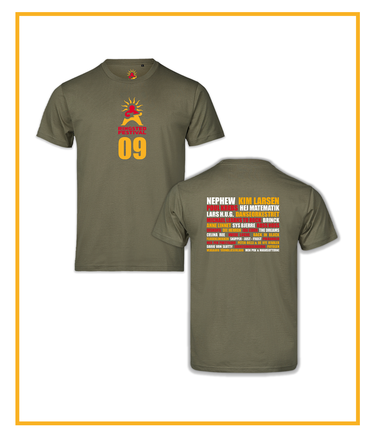 Ringsted 20 års Jubilæum - Årets T-shirt 2009