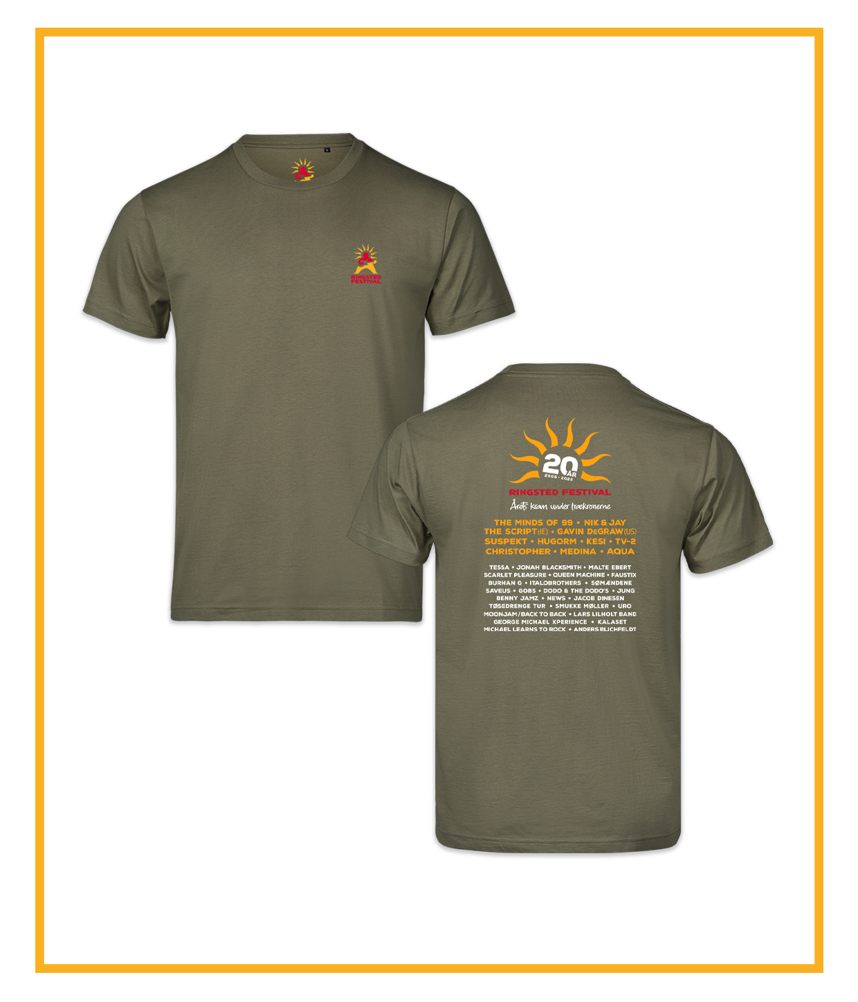 Ringsted 20 års Jubilæum - Årets T-shirt 2025