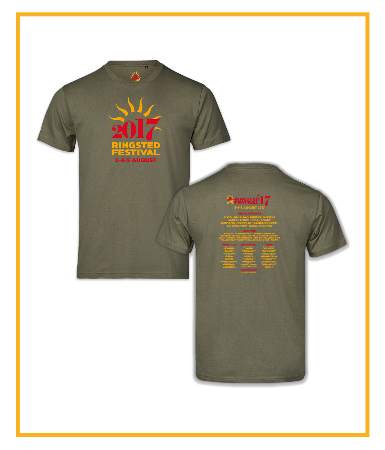 Ringsted 20 års Jubilæum - Årets T-shirt 2017