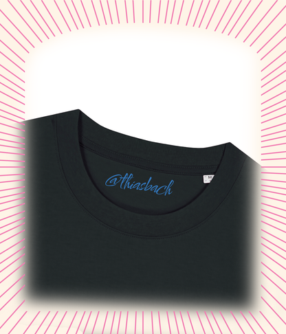 Konkylie Havtaske Sort T-shirt