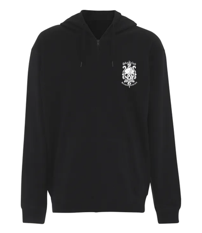 Octo Skull, Black Zipper Hoodie