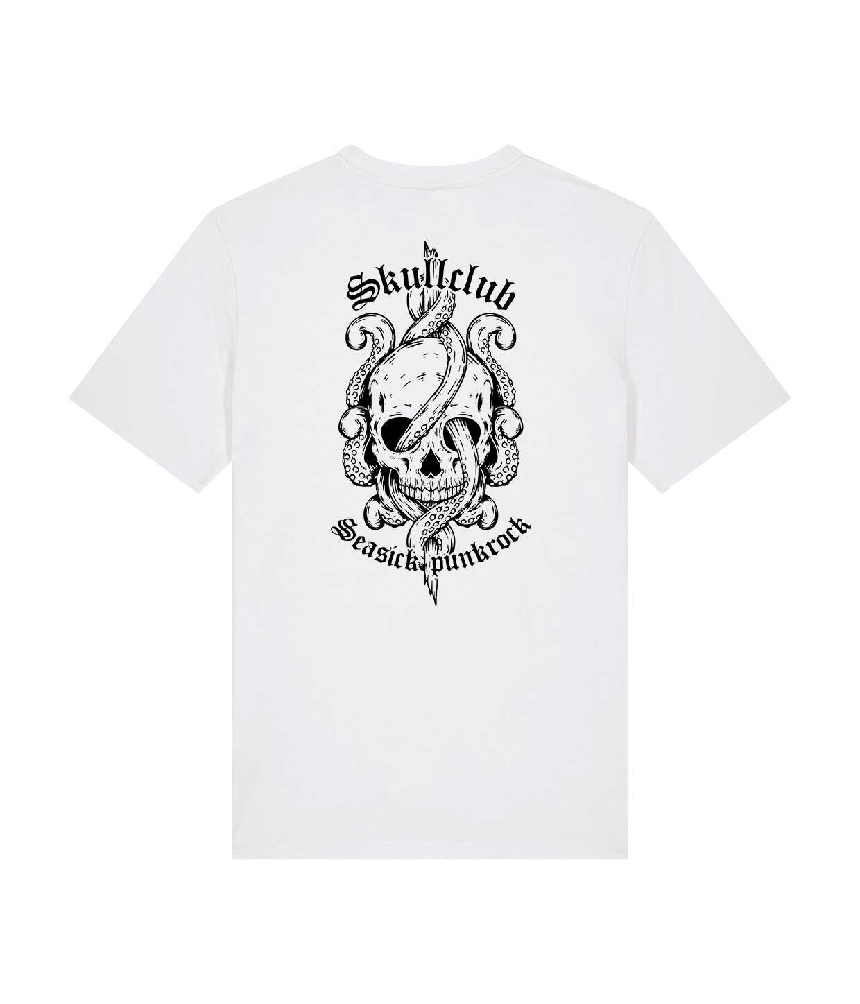 Octo Skull, White T-shirt