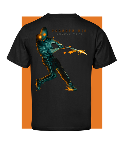 Palette Kid Katana Club, Black Loose Fit T-shirt