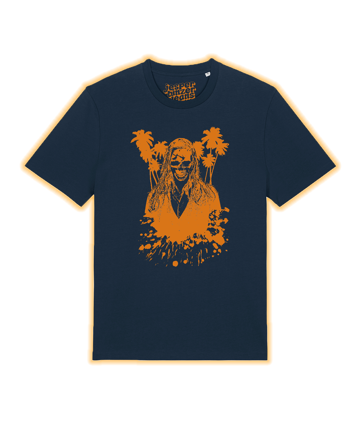 Palms, French Navy T-shirt