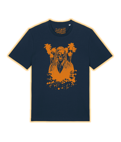 Palms, French Navy T-shirt