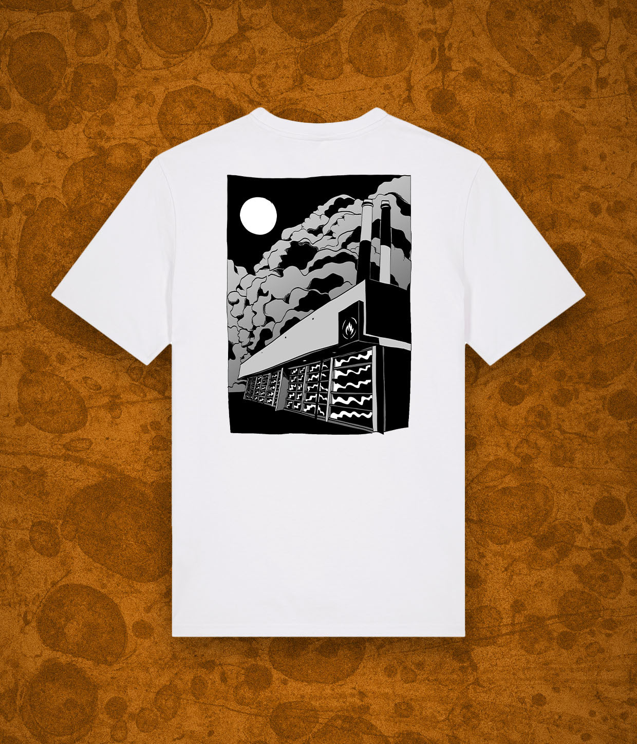Forbrændingen, Hvid Pisket T-shirt