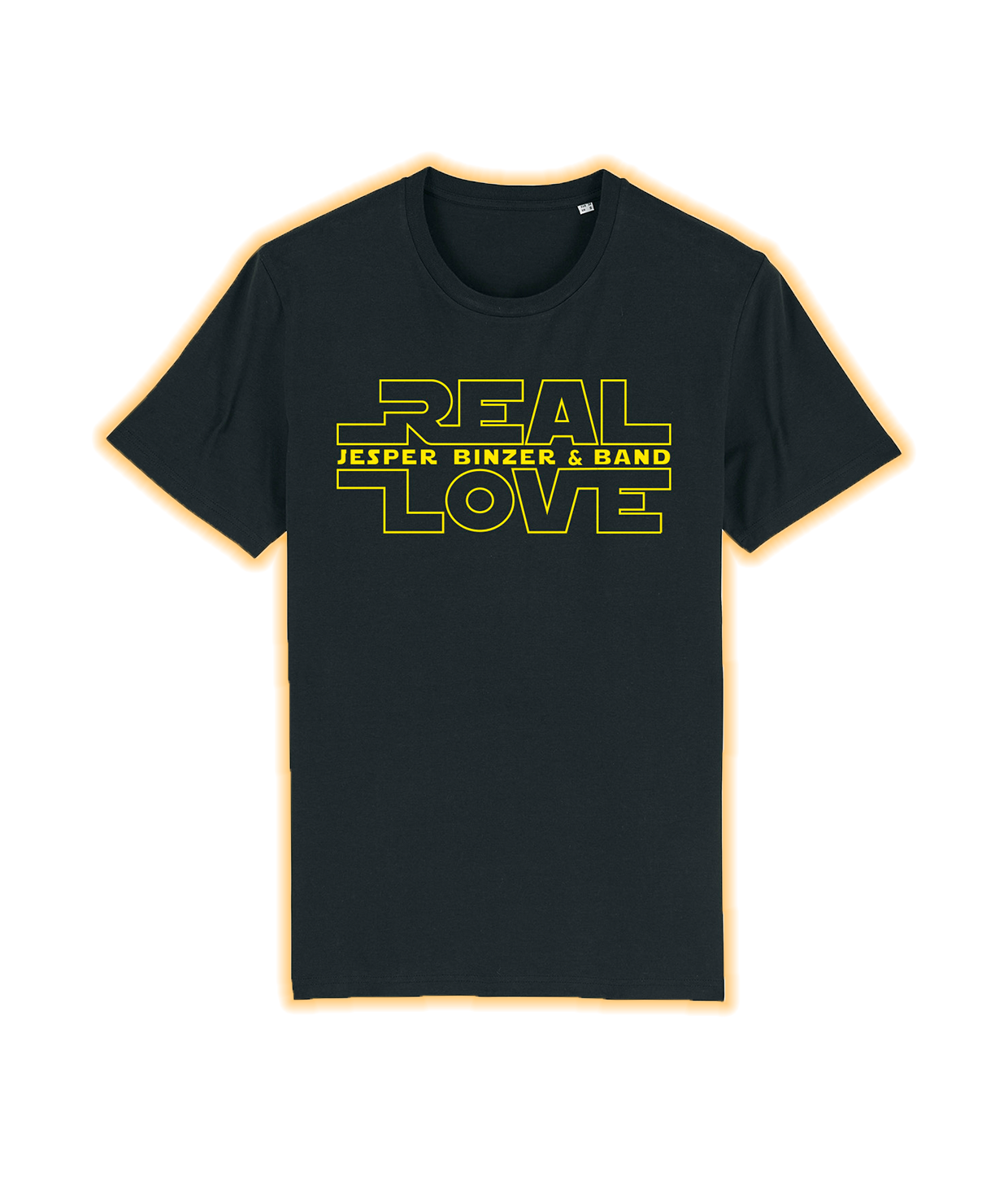 Real Love, Black, Økologisk T-shirt
