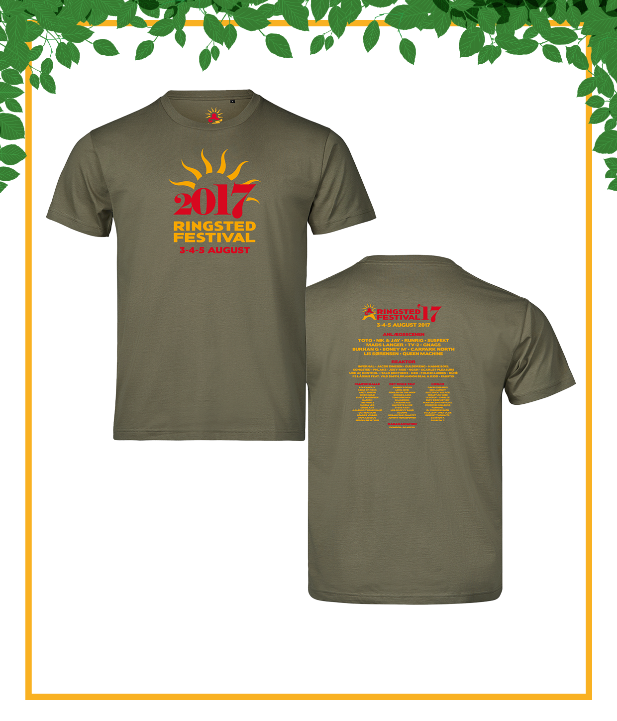 Ringsted 20 års Jubilæum - Årets T-shirt 2017