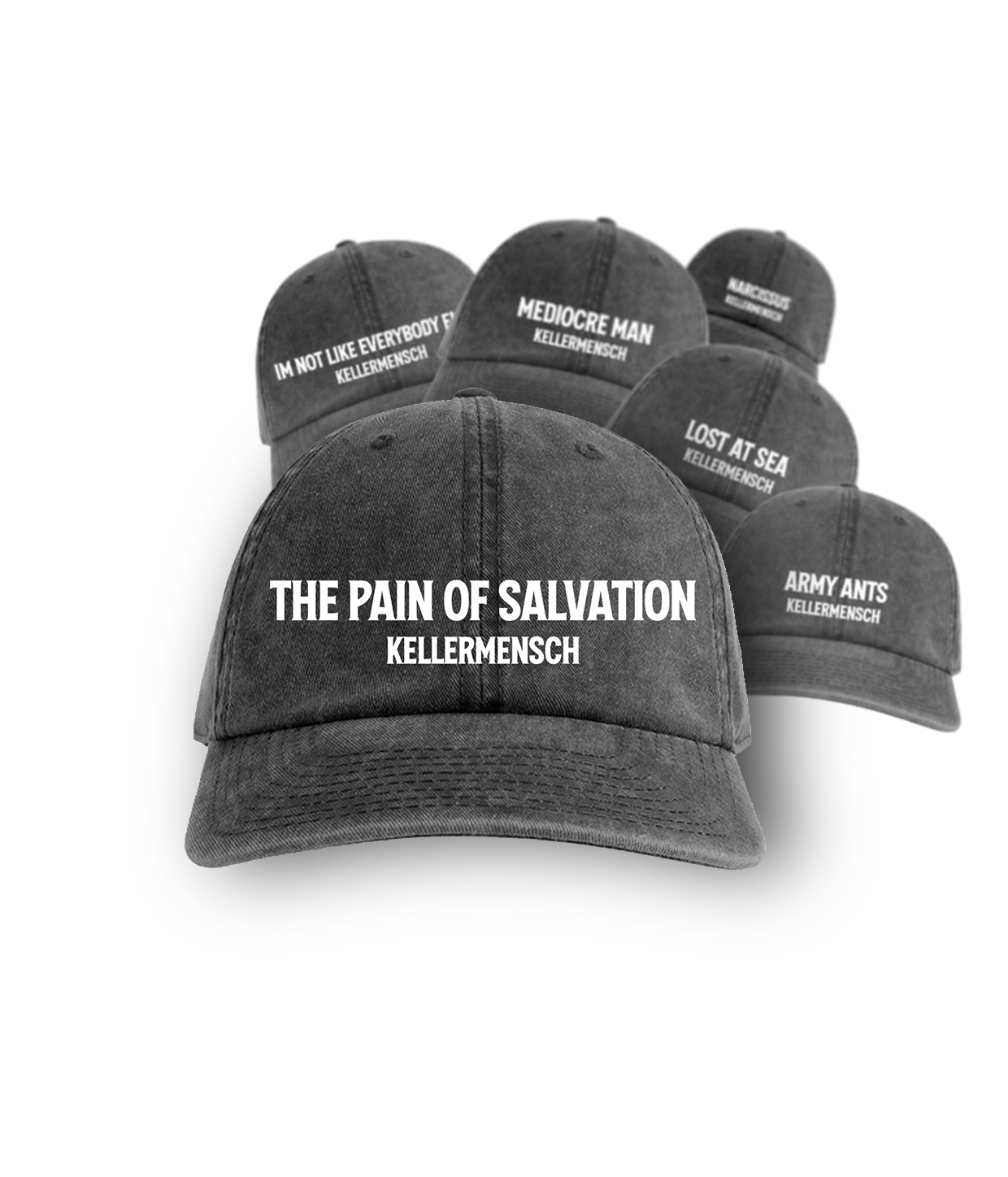 Song Title Black Dad Cap