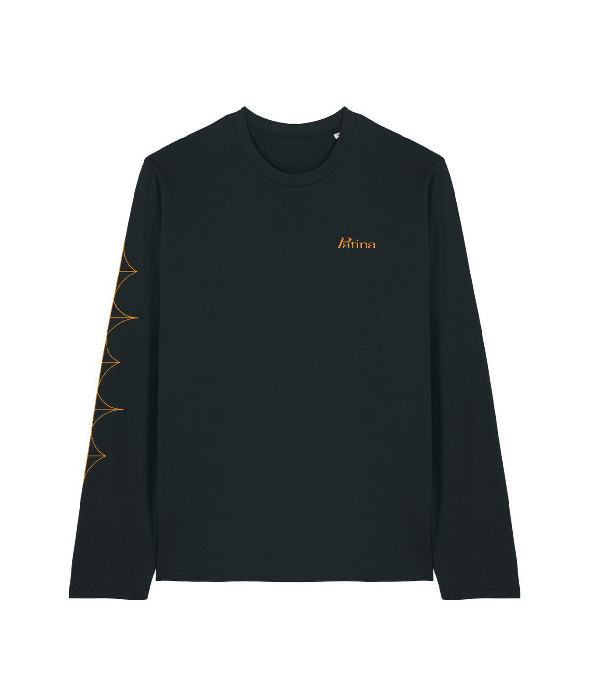 Stars, Sort Langærmet T-shirt