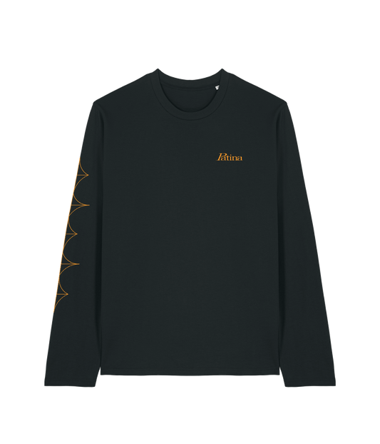 Stars, Sort Langærmet T-shirt