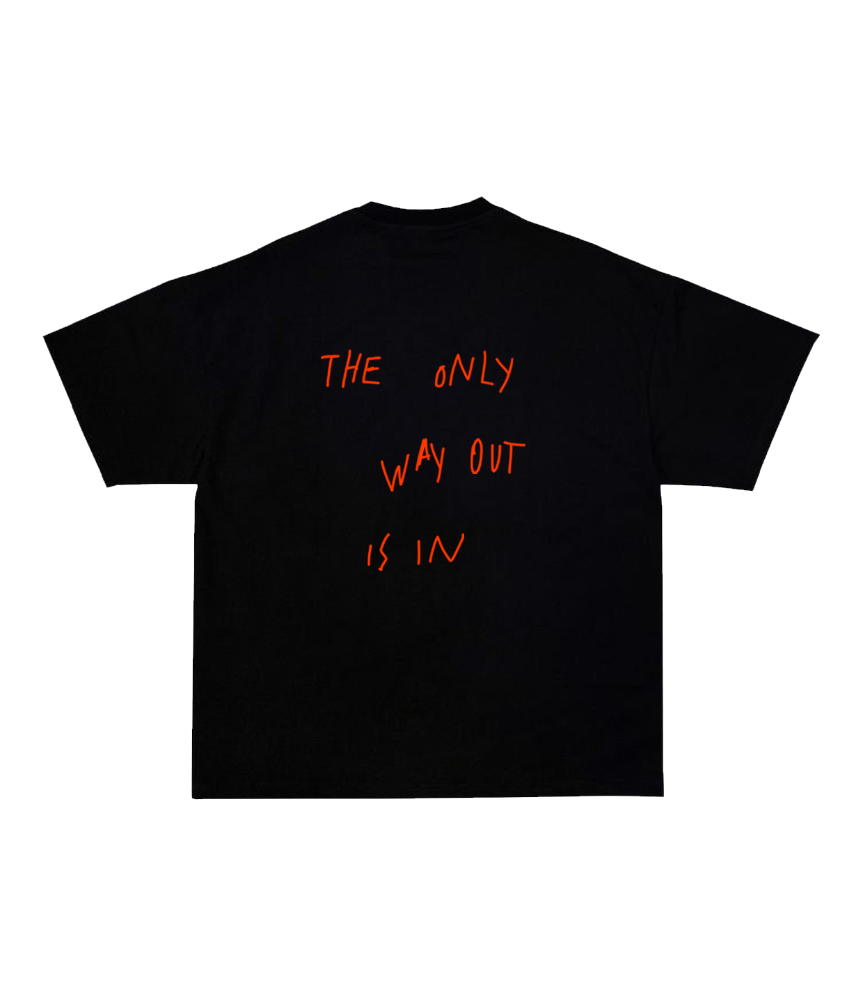 KIKI CLUB, The Only Way Out Is In, Black, Logo Tee
