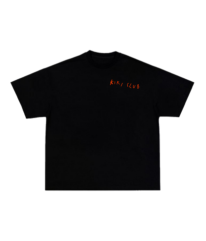KIKI CLUB, The Only Way Out Is In, Black, Logo Tee