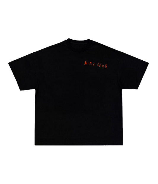 KIKI CLUB, The Only Way Out Is In, Black, Logo Tee